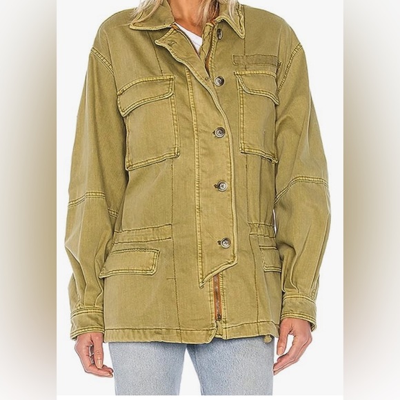 Free People Jackets & Blazers - Free People Seize the Day Jacket Cargo Olive